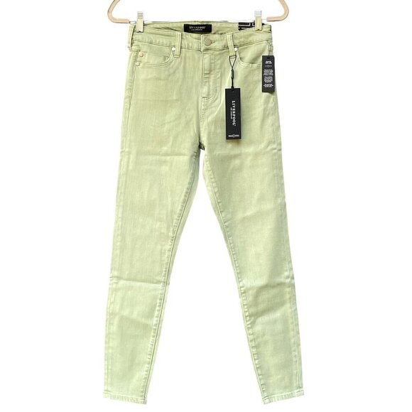NWT Liverpool Green High Rise Skinny Stretch Ankle Jeans Womens 4/27 Stitch Fix - Picture 1 of 16